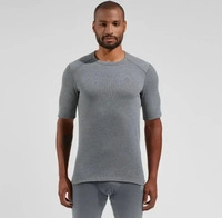 Odlo 159112, ODLO Herren T-Shirt BL TOP crew neck s/s ACTIVE WARM ECO Grau male