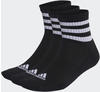 Adidas IC1317, ADIDAS Herren Socken 3-Streifen Cushioned Sportswear Mid-Cut, 3...