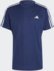 Adidas IB8152, ADIDAS Herren Shirt Train Essentials 3-Streifen Training Blau male,