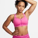NIKE Damen Top W NK DF ALPHA ZIP-FRONT BRA