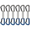 MAMMUT Workhorse Keylock 17 cm 6-Pack Quickdraws, Straight Gate/Bent Gate Key...