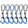 MAMMUT Crag Keylock Wire 10 cm Indicator 6-Pack, Straight Gate/Wire Gate,