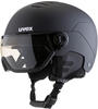 UVEX Herren Helm uvex wanted visor pro V, black matt, 54