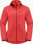 Jack Wolfskin 1306863, JACK WOLFSKIN Damen Jacke FELDBERG HOODY W Rot female