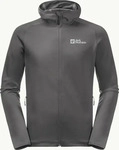Jack Wolfskin 1710541, JACK WOLFSKIN Herren Unterjacke BAISELBERG HOODED FZ M Grau