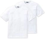 SCHIESSER Herren American T-Shirt 2er Pack - 1/2 Arm, Unterhemd, Rundhals