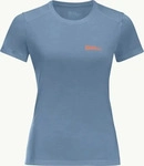 Jack Wolfskin 1810061, JACK WOLFSKIN Damen Shirt VONNAN S/S T W Blau female
