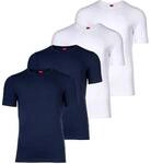 S.OLIVER s.Oliver Herren T-Shirt, 4er Pack - Basic, Rundhals, einfarbig