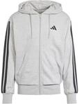 ADIDAS Herren Kapuzensweat Essentials 3-Streifen French Terry