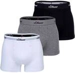 S.OLIVER s.Oliver Herren Boxershorts, 3er Pack - Boxerbrief, Baumwoll-Stretch