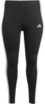 ADIDAS Damen Strumpfhose Essentials 3-Streifen Cotton &ndash; Gro&szlig;e Gr&ouml;&szlig;en