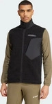 Adidas IW0240, ADIDAS Herren Weste Terrex Xploric High Pile Fleeceweste Schwarz male