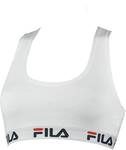 FILA Damen Bustier - ungepolsterter Bra, ohne B&uuml;gel, Baumwolle, einfarbig