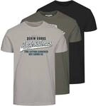 JACK AND JONES JACK&JONES Herren T-Shirt, 3er Pack - JJETHAN TEE CREW NECK,...