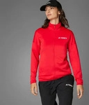 Adidas JE1360, ADIDAS Damen Unterjacke Terrex Xperior Climawarm Light Rot female