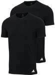ADIDAS adidas Herren T-Shirt, 2er Pack - Crew Neck Shirt, Active Flex Cotton,