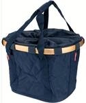KLICKFIX Vorderradkorb "Bike Basket" , rhombus midnight gold