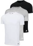 ADIDAS adidas Herren T-Shirt, 3er Pack - Crew Neck Shirt, Active Core Cotton,