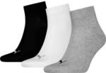 PUMA Herren Socken UNISEX QUARTER PLAIN 3P