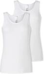 SCHIESSER Damen Tops, 2er Pack - 2Pack Tr&auml;gertops, Unterhemd, Stretch Cotton, uni
