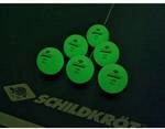 DONIC SCHILDKR&Ouml;T TT-Ball GLOW IN THE DARK POLY 40+, 6 St&uuml;ck