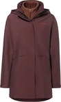 Vaude 47967, VAUDE Damen Doppeljacke Wo Idris 3in1 Parka IV Braun female