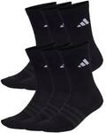 ADIDAS Herren Socken CUSHIONED CREW 6ER-PACK