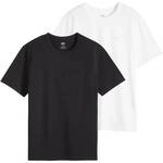 LEVIS Levi's Herren T-Shirt, 2er Pack - Icon Tee, Rundhals, Baumwolle, einfarbig