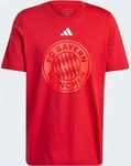 Adidas IS6509, ADIDAS Herren Fanshirt FC Bayern M&uuml;nchen DNA Graphic Rot male