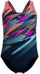 SPEEDO Kinder Schwimmanzug Girls Digi Placement Splashback