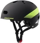 CRATONI Kinder-Fahrradhelm C-Mate Jr., black-lime