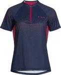 Vaude 40865, VAUDE Damen Radtrikot "Ligure Shirt" Kurzarm Blau female