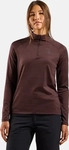 Odlo 542741, ODLO Damen Rollkragen m.RV lg.Arm Da ESSENTIALS CW 200 Rot female