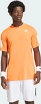 Adidas KG0242, ADIDAS Herren Shirt Club Tennis CLIMACOOL 3-Streifen Orange male