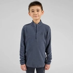 Odlo 542359, ODLO M&auml;dchen Fleecepullover "Roy Kids Stripe Midlayer 1/2 Zip" Grau