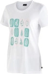 maier sports 252316, MAIER SPORTS Damen Shirt Waltraut Print Da-Shirt 1/2 Arm Wei&szlig;