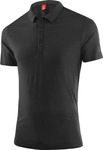 L&ouml;ffler 27749, L&Ouml;FFLER Herren Polo M POLOSHIRT MERINO-TENCEL(TM) Schwarz male