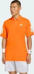 Adidas KB9709, ADIDAS Herren Polo Club Tennis 3-Streifen Orange male