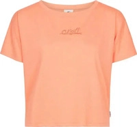 O'Neill 1850226, O'NEILL Damen Shirt ESSENTIALS SCRIPT DRAPE T-SHIRT Pink female