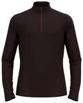ODLO Herren Rollkragen m.RV lg.Arm He/Uni ESSENTIALS CW 200