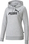 Puma 586788, PUMA Damen Sweatshirt ESS Logo Hoodie FL Grau female
