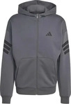 Adidas KD5232, ADIDAS Herren Kapuzensweat Future Icons 3-Streifen Grau male