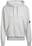 ADIDAS Herren Kapuzensweat Essentials Loose-Fit 3-Streifen Logo French Terry