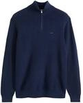 LEVIS Levi's Herren Strickpullover - Housemark Quarter Zip Sweater, Grobstrick,