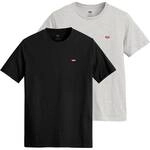 LEVIS Levi's Herren T-Shirt 2er Pack - "Original Housemark Tee", Rundhals,...