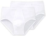 SCHIESSER Herren Slip mit Eingriff, 2er Pack - Original Classics, Doppelripp,