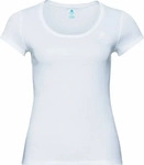 Odlo 141021, ODLO Damen Baselayer T-Shirt ACTIVE F-DRY LIGHT Wei&szlig; female
