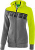 ERIMA Fußball - Teamsport Textil - Jacken 5-C, grey melange/lime pop/black, 40