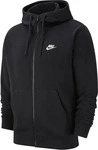 Nike BV2648, NIKE Herren Unterjacke M NSW CLUB HOODIE FZ FT Schwarz male