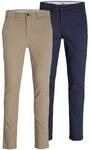 JACK AND JONES JACK&JONES Herren Chino-Hose, 2er Pack - JPSTMARCO JJDAVE 2PK, L&auml;nge